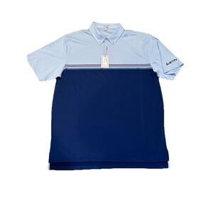 NWT PETER MILLAR‎ CROWN SUMMER COMFORT POLO SHIRT XL STRIPED GOLF $110